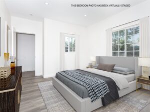FIRST BEDROOM-AFTER VIRTUAL STAGING