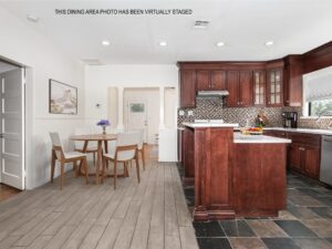 KITCHEN & DINING AREA-AFTER VIRTUAL STAGING
